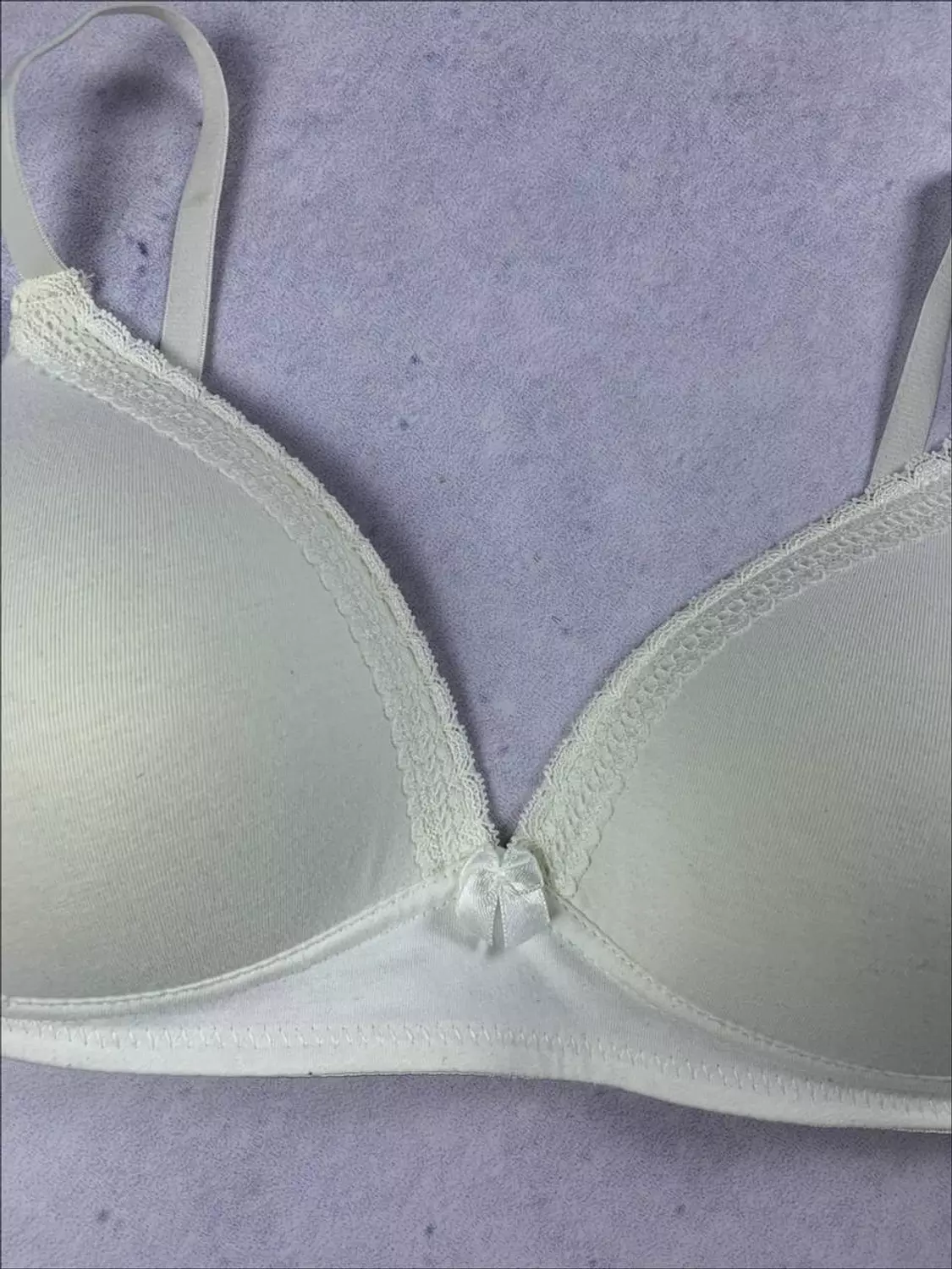 Unwired padded cotton bra from splash size 32C fit 34B-2nd-img