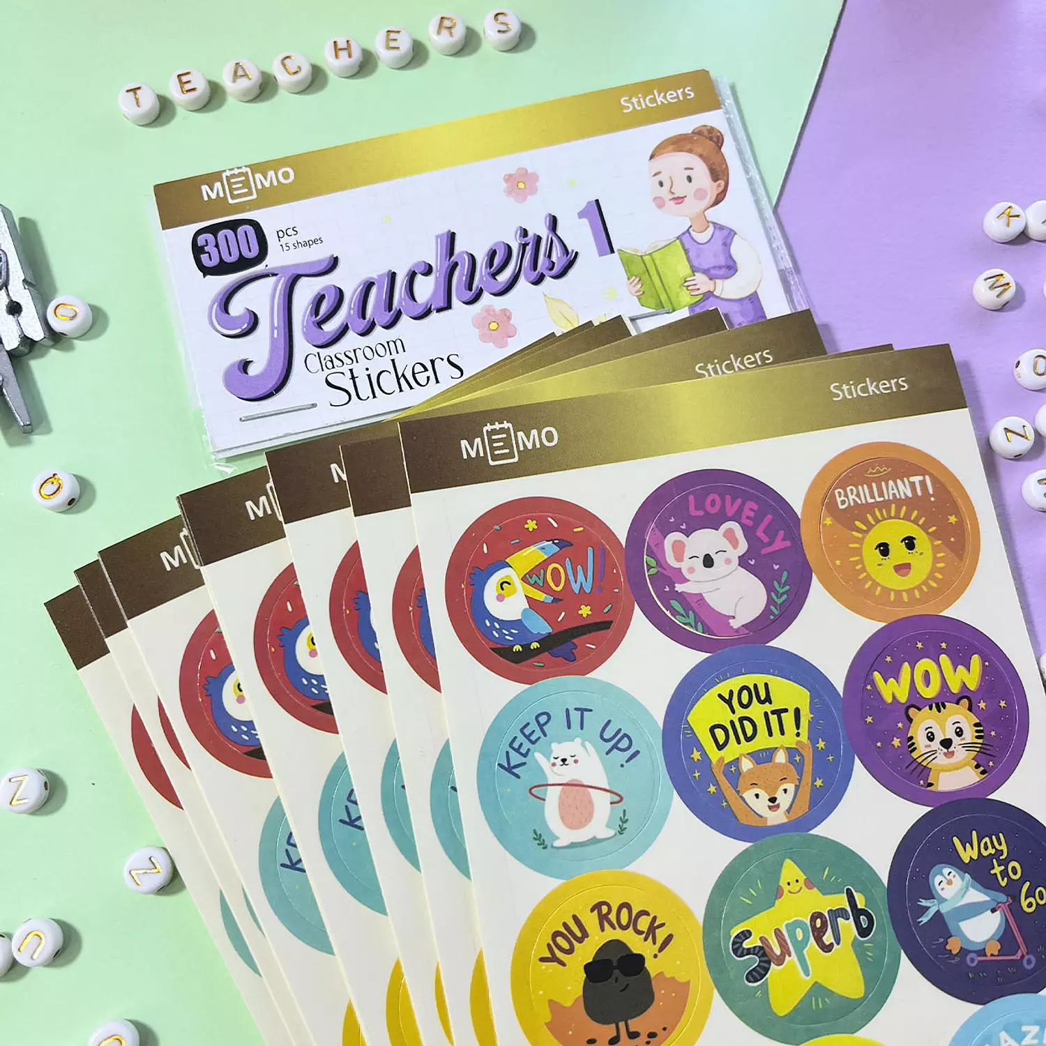 Memo Teachers Stickers  15