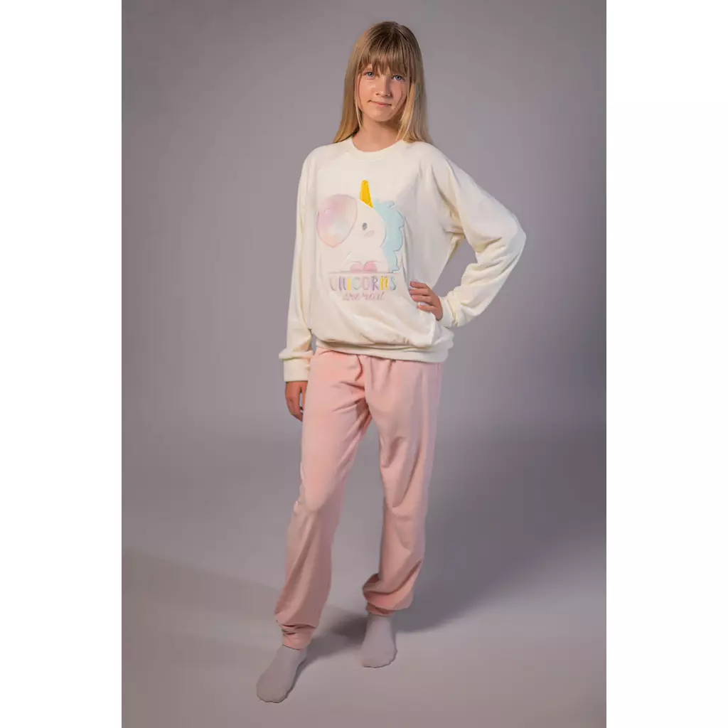 unicorn pajamas (pink pants)