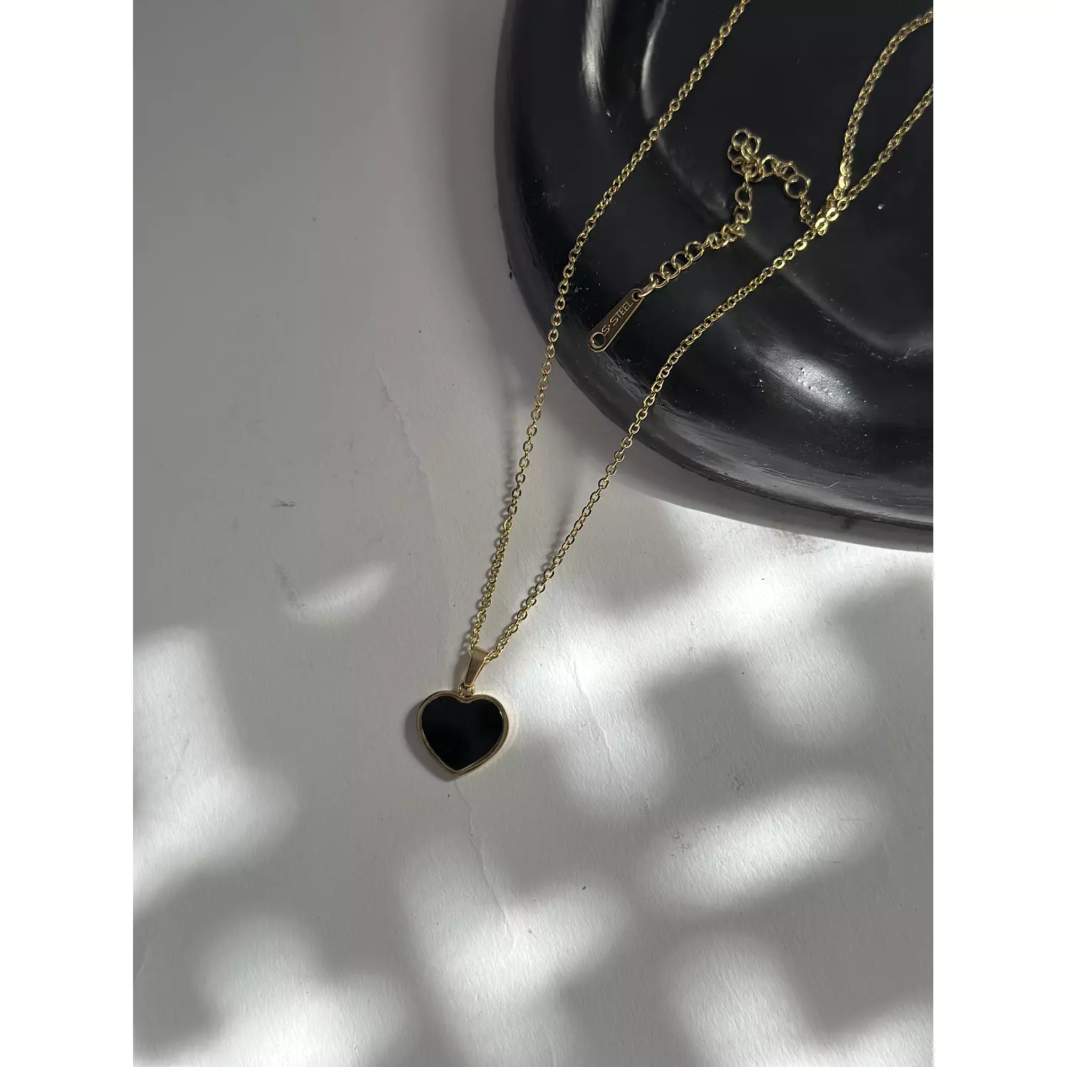 Black Heart Necklace  0