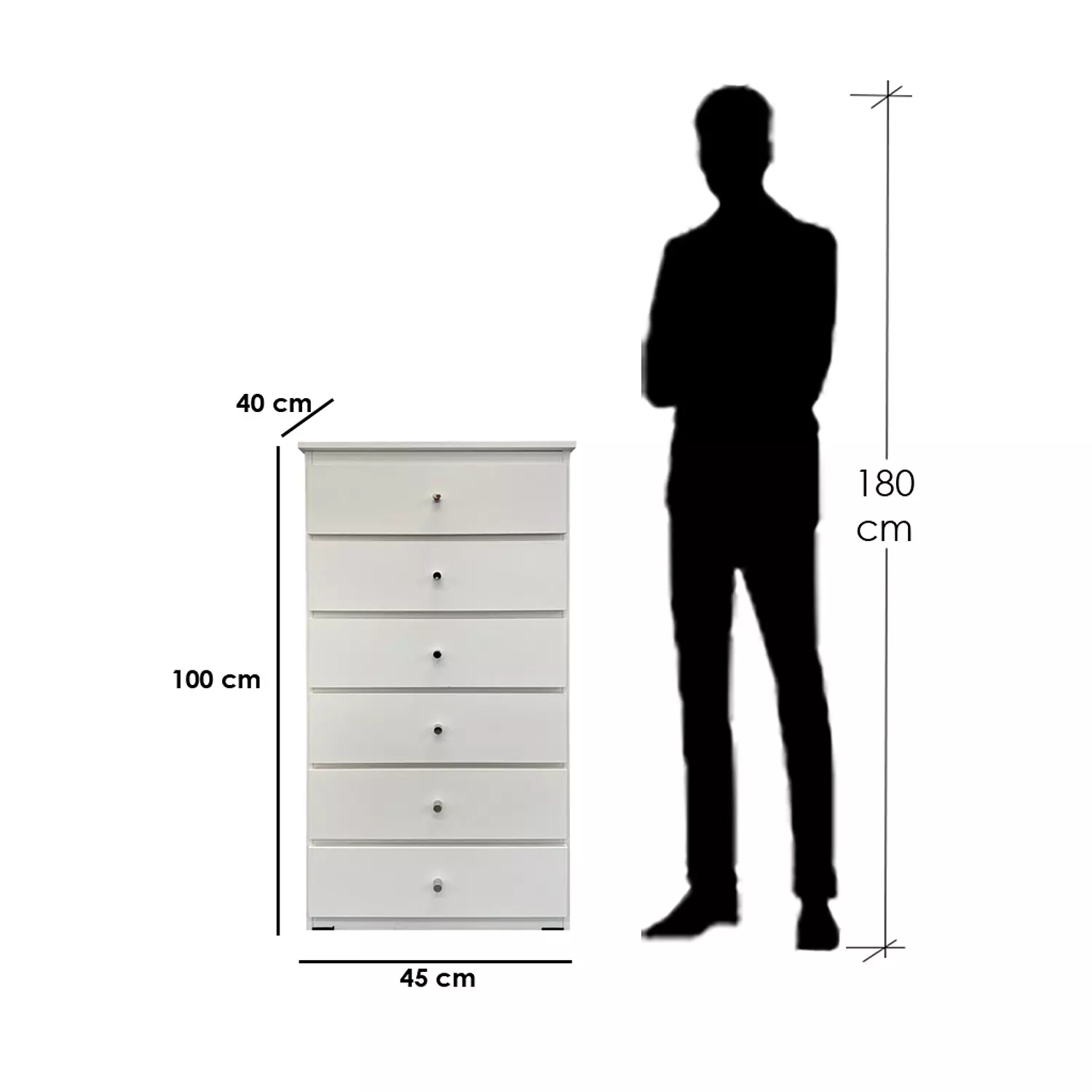 Drawer 45x40x100 cm - artco.DRW21 5