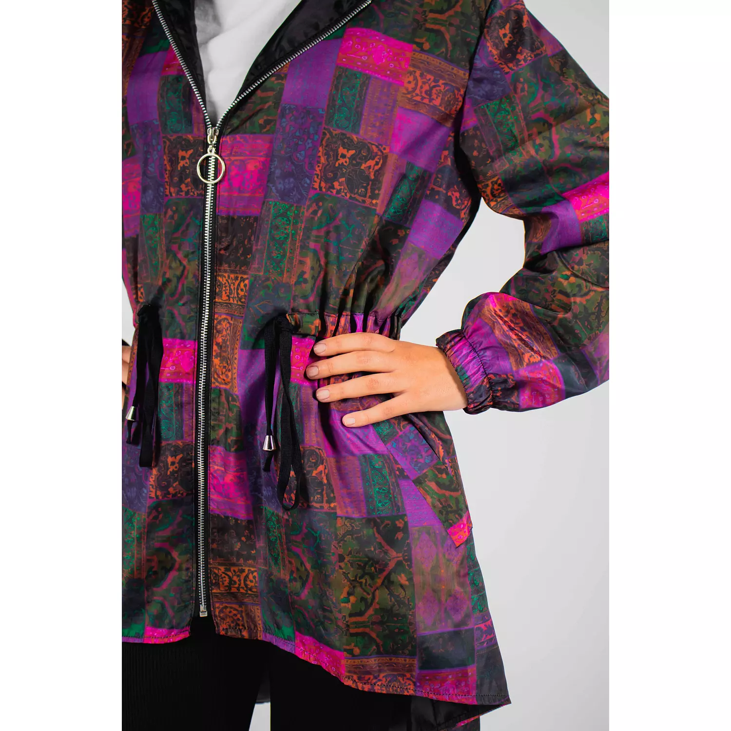 Purple Petal WeatherProof Coat 2