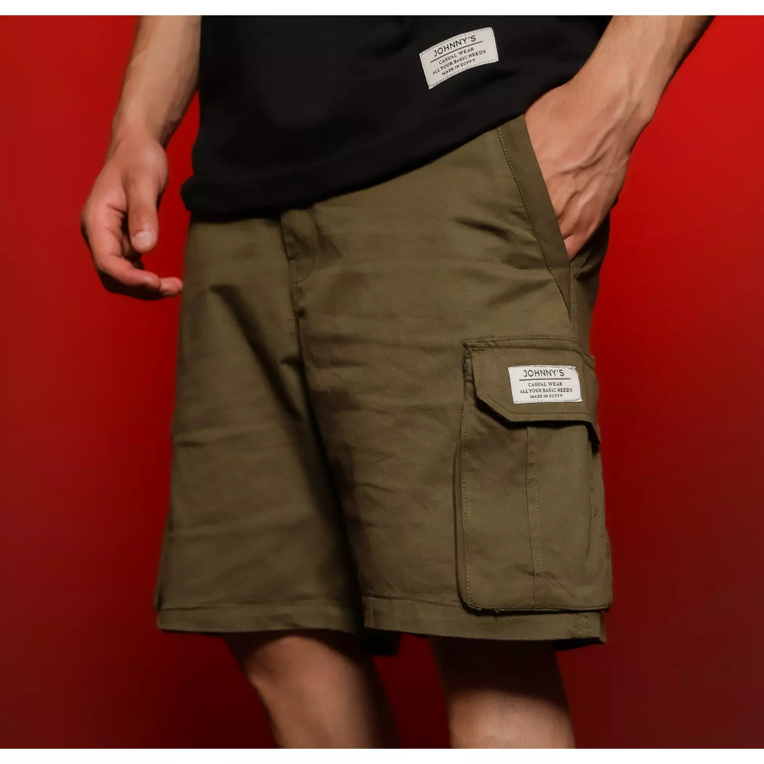 Gabardine Cargo Shorts 5