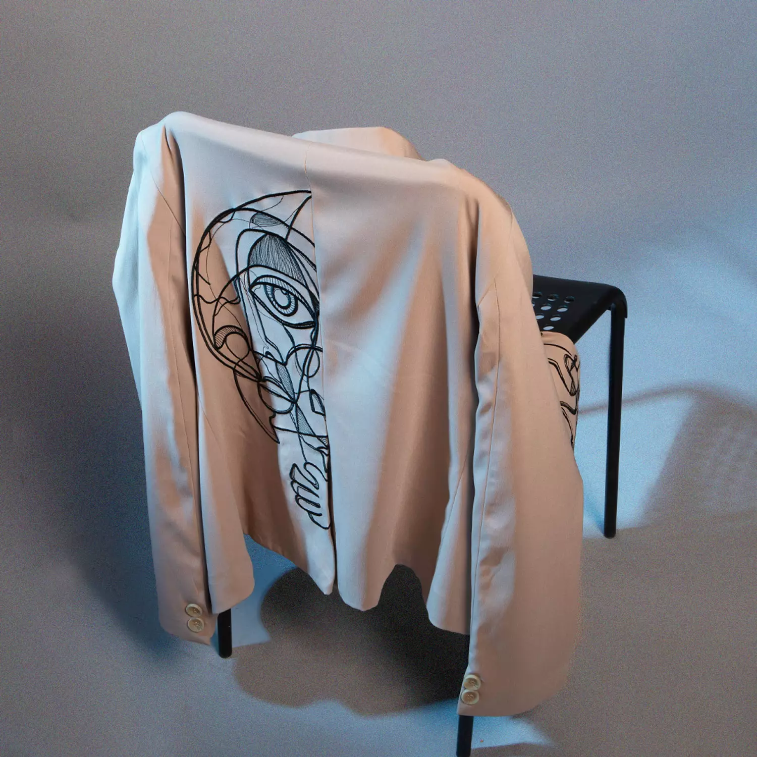 'Give & Take' Beige Blazer hover image