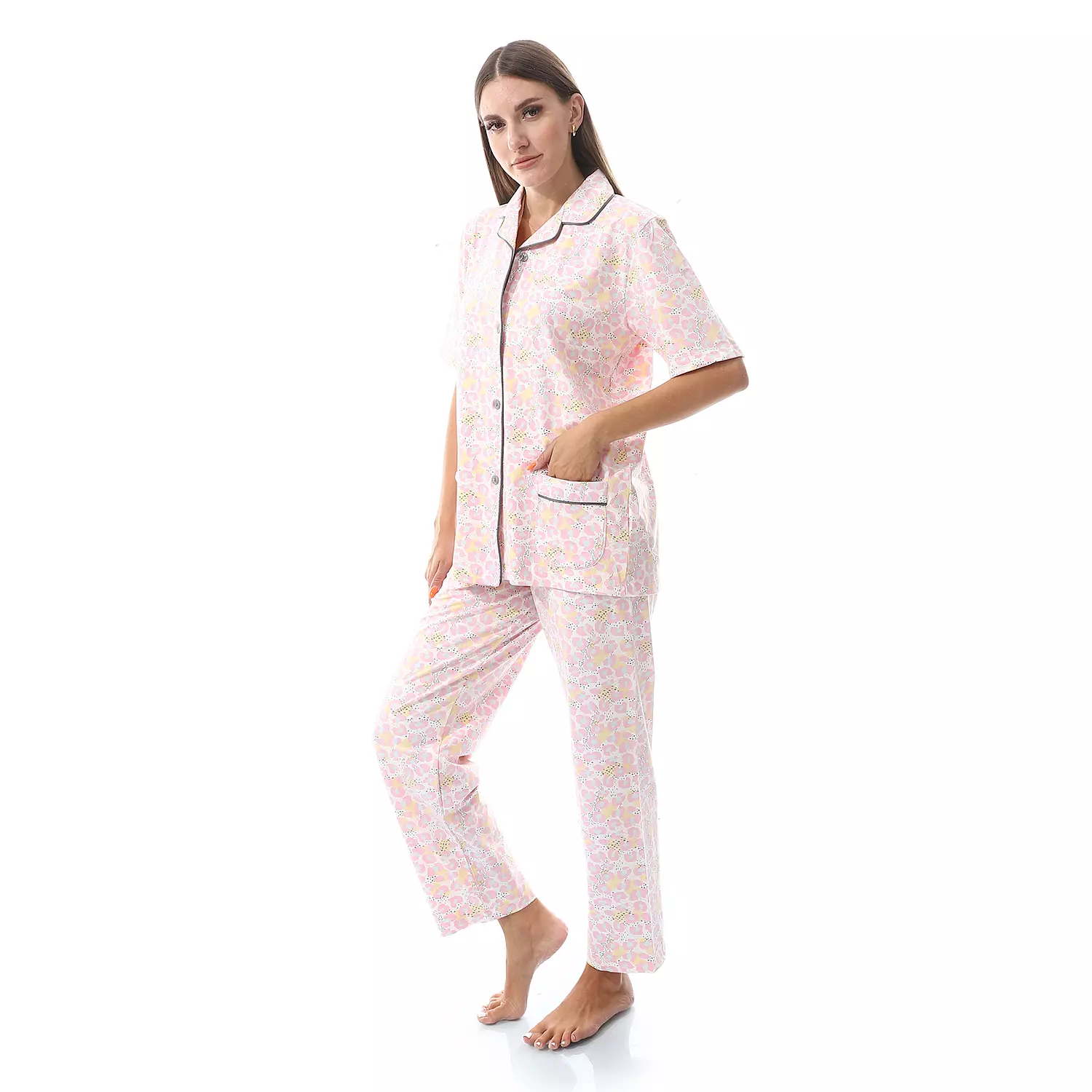 Women Jaguar Classic PJ - 2525 - Pink 1