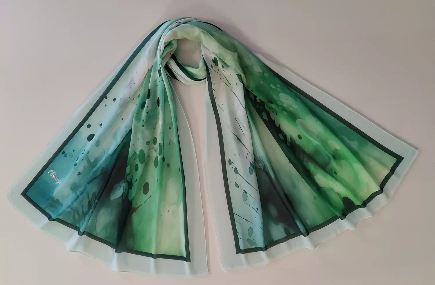 Scarf-Blessings-New-GREEN SPLASH 0