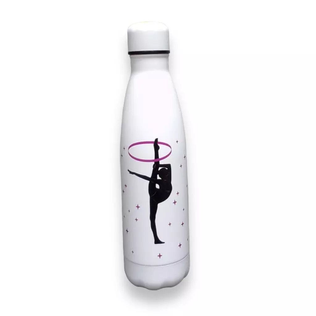 Water Bottle - White | Hoop | Customizable