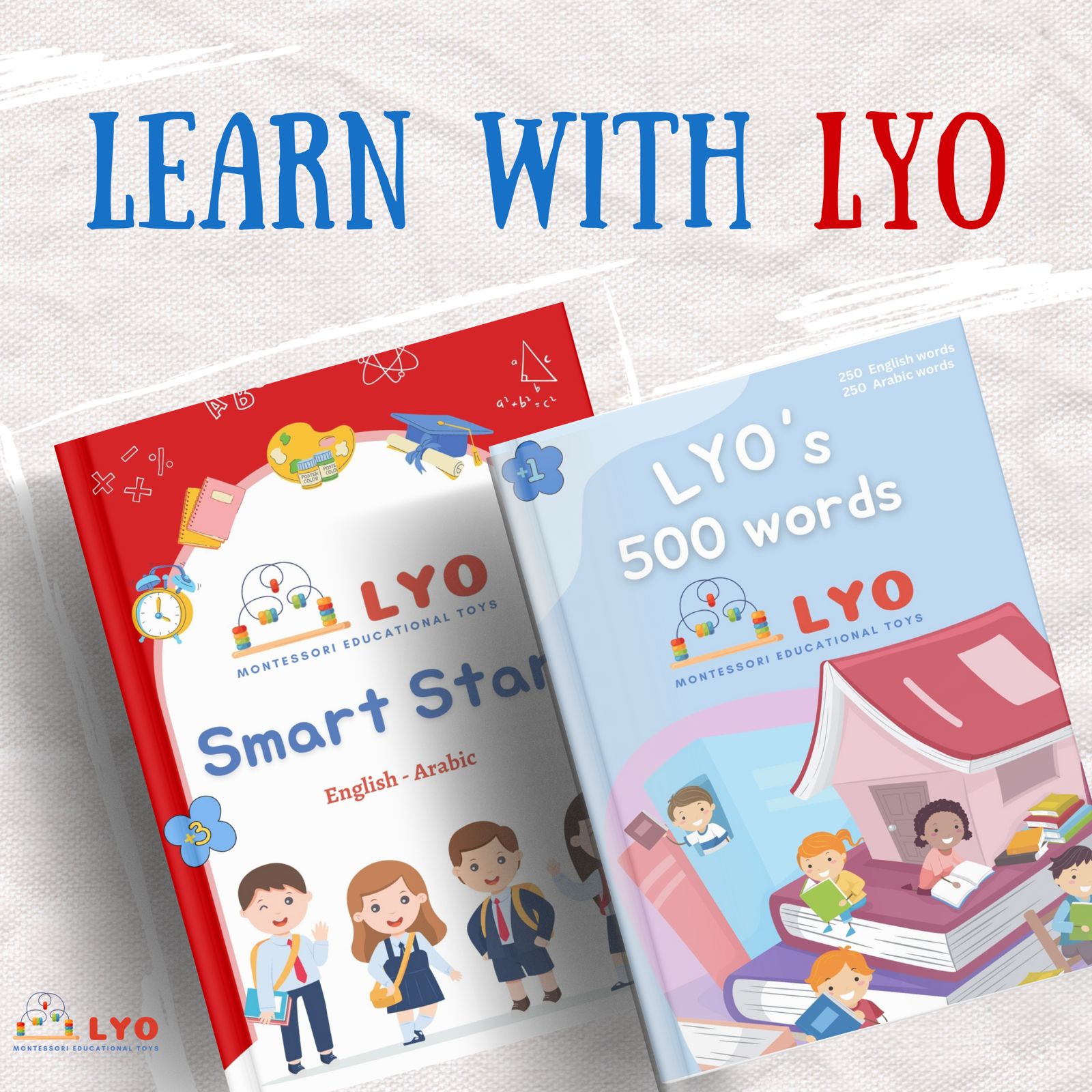 LYO Smart Start + LYO’s 500 Words (2 Books)