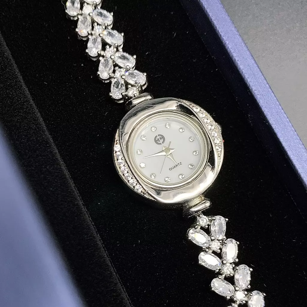 Diamond Class Silver Watch