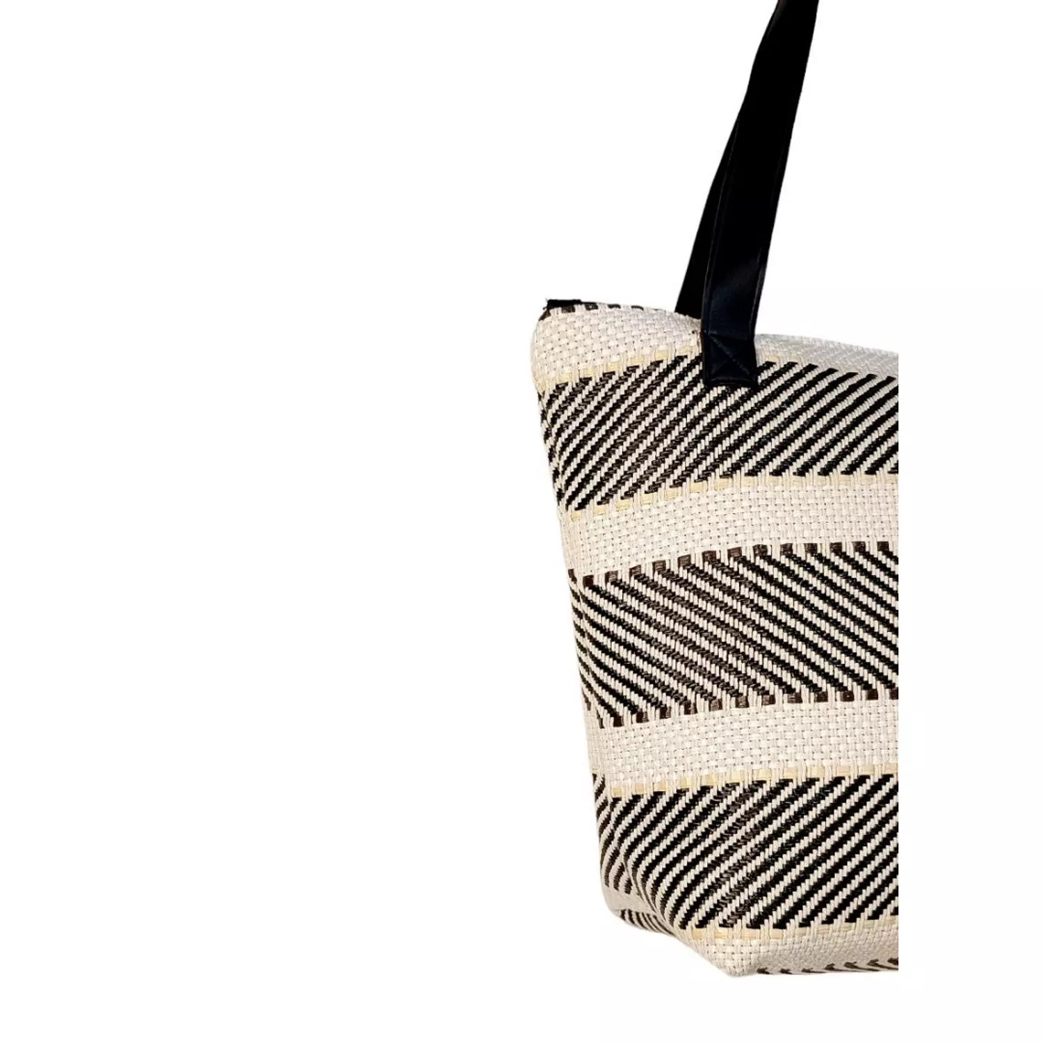 Black, white & beige straw (A.13-17) 2