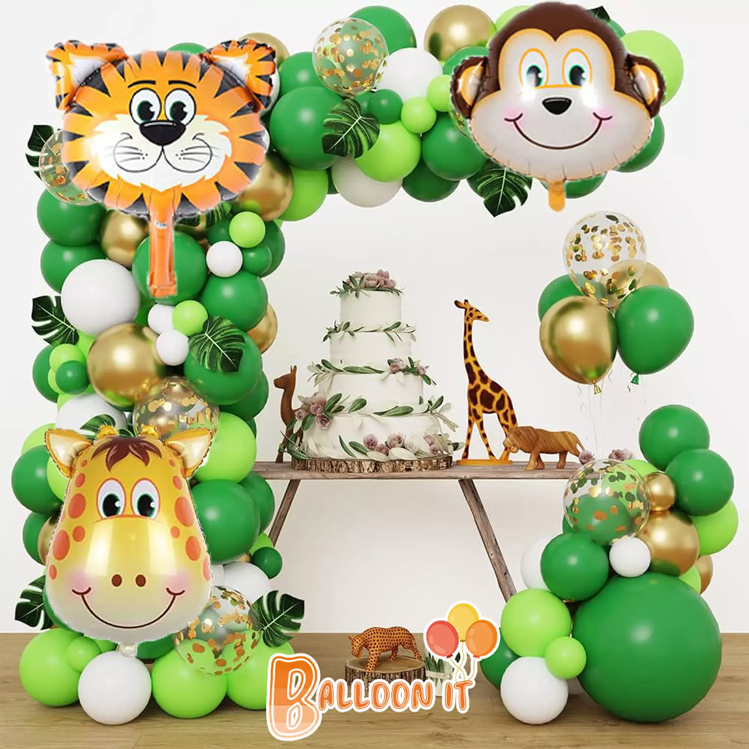 71pcs animals Balloons Garland hover image