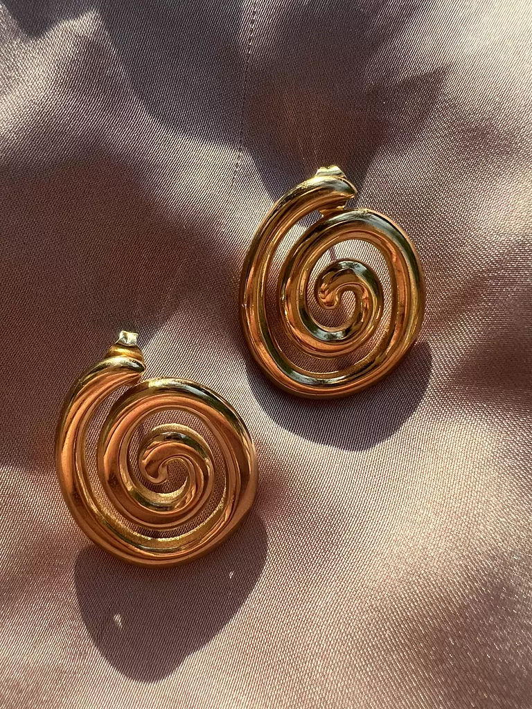 Spiral Earrings - Stainless steel  