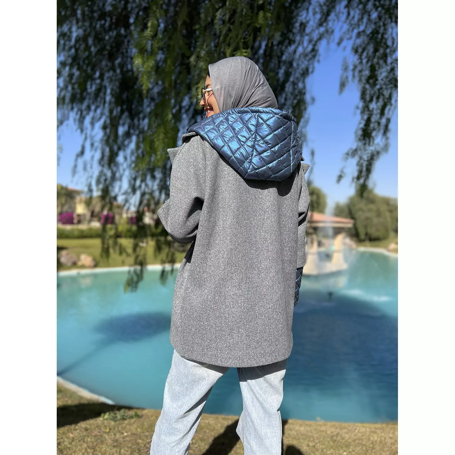 Aura grey/blue jacket 3