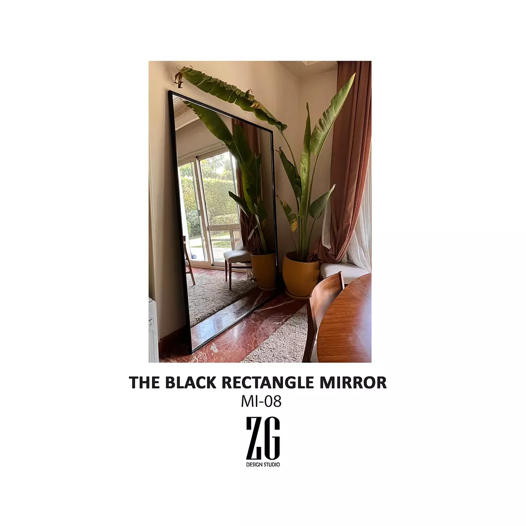 THE BLACK RECTANGLE MIRROR