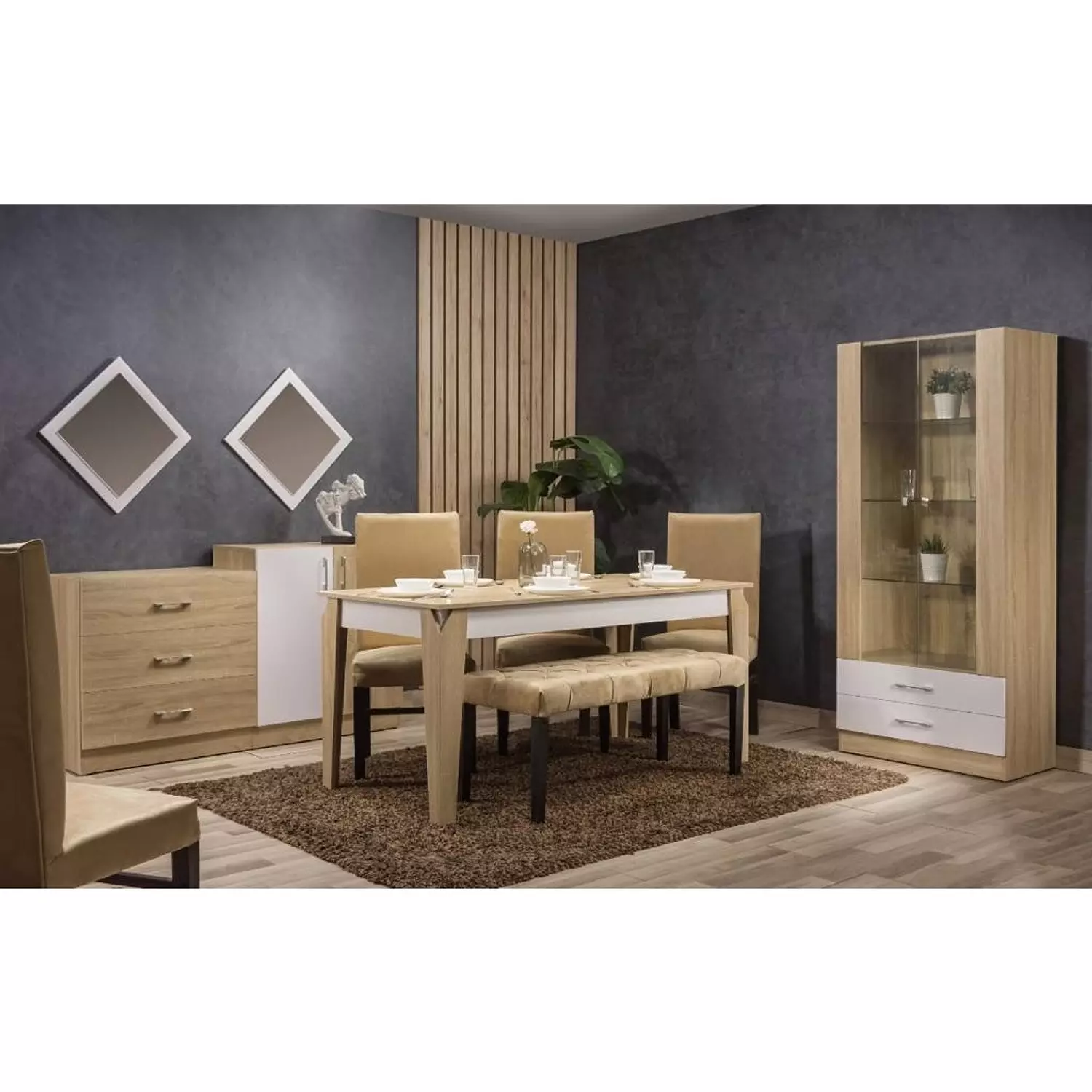 Dinning Room set 9 pieces - Artco.dn005 hover image