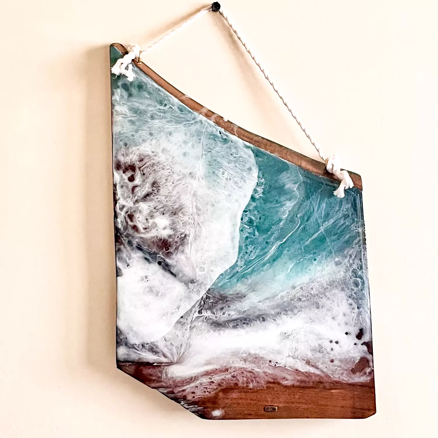 Sea| Live Edge Wood Wall Art hover image