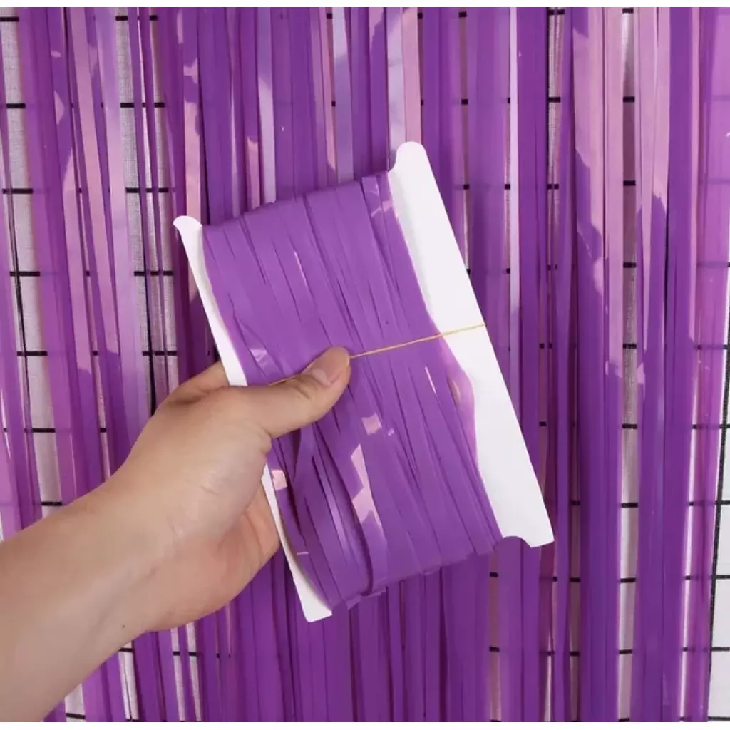 Purple Foil Curtain