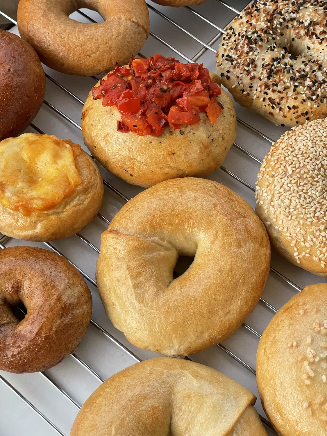 Tomato Basil Bagel 5