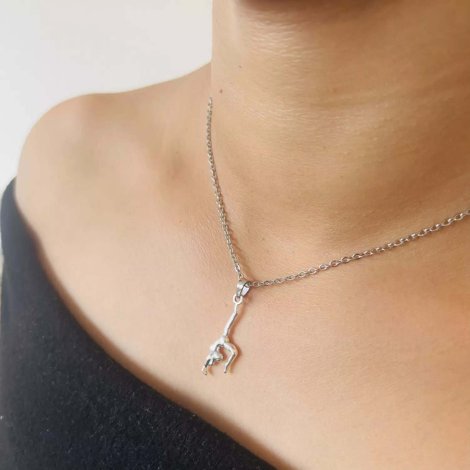 Necklace | Gymnast | Silver hover image