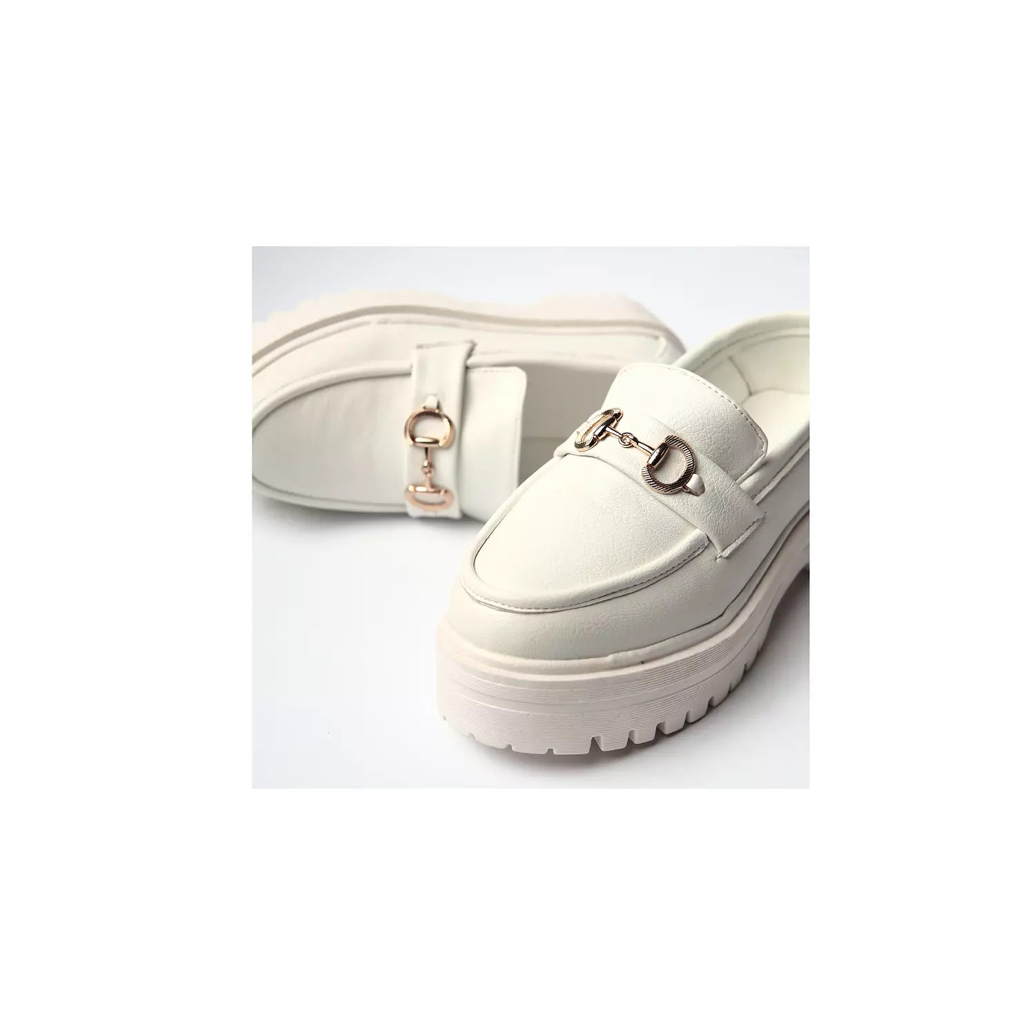 White Catena Loafers 1