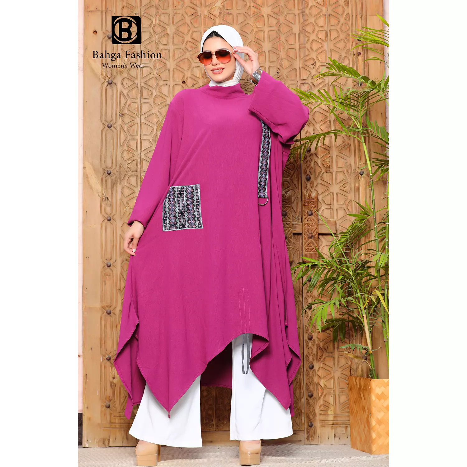 Cey tunic with one embroidery pocket..code 8095 0