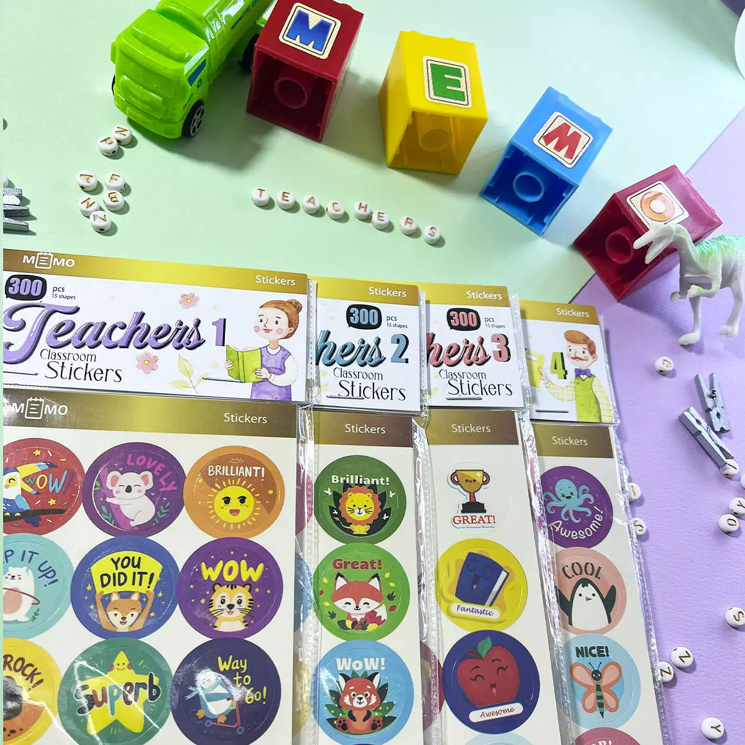 Memo Teachers Stickers  0