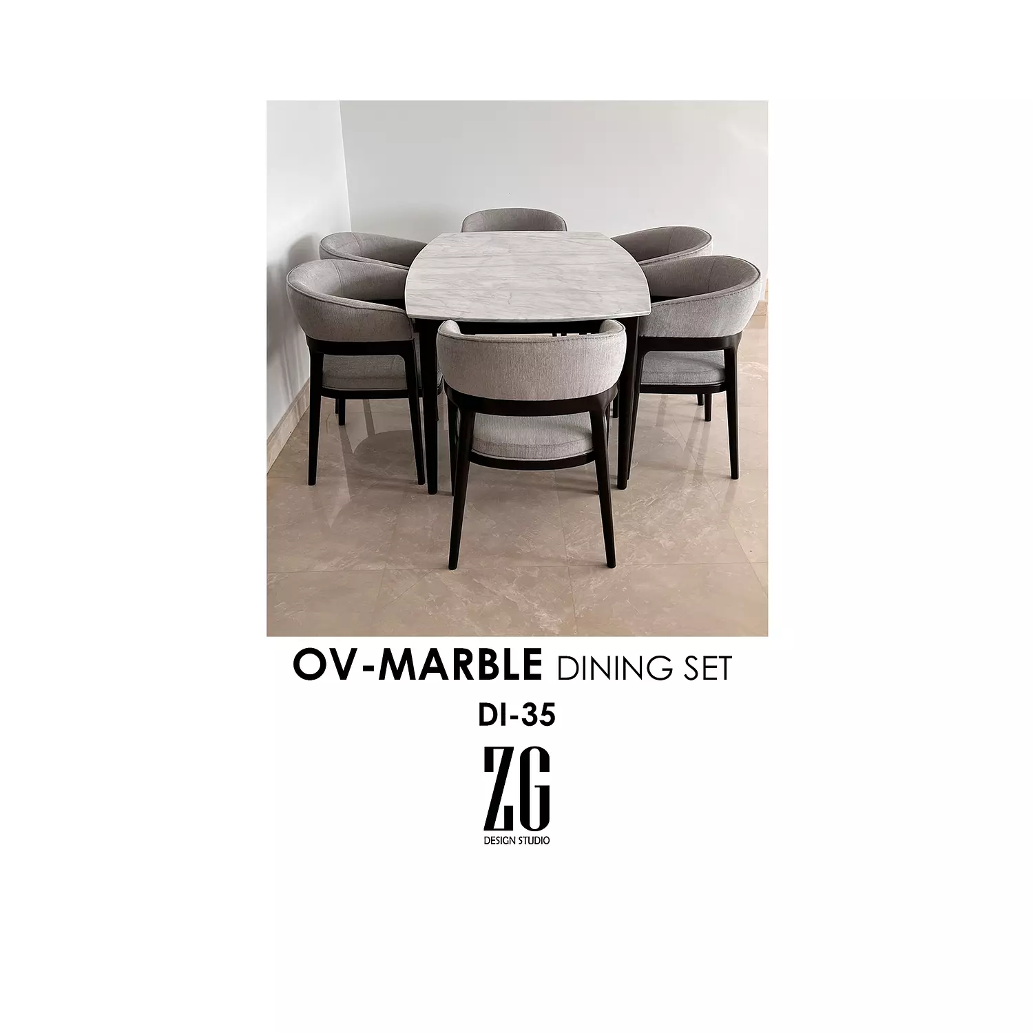 OV-MARBLE DINNING TABLE hover image