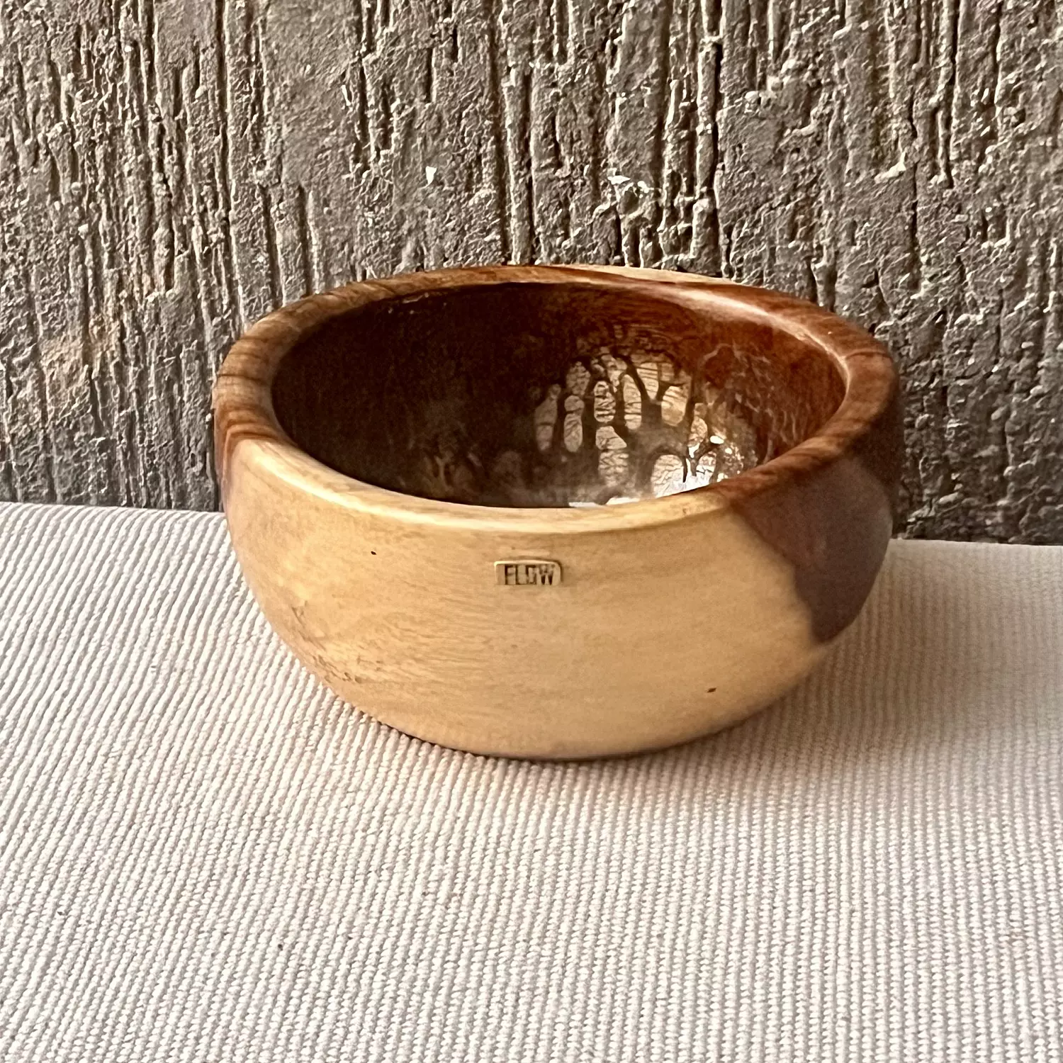 Golden Brown Wood Bowl 5