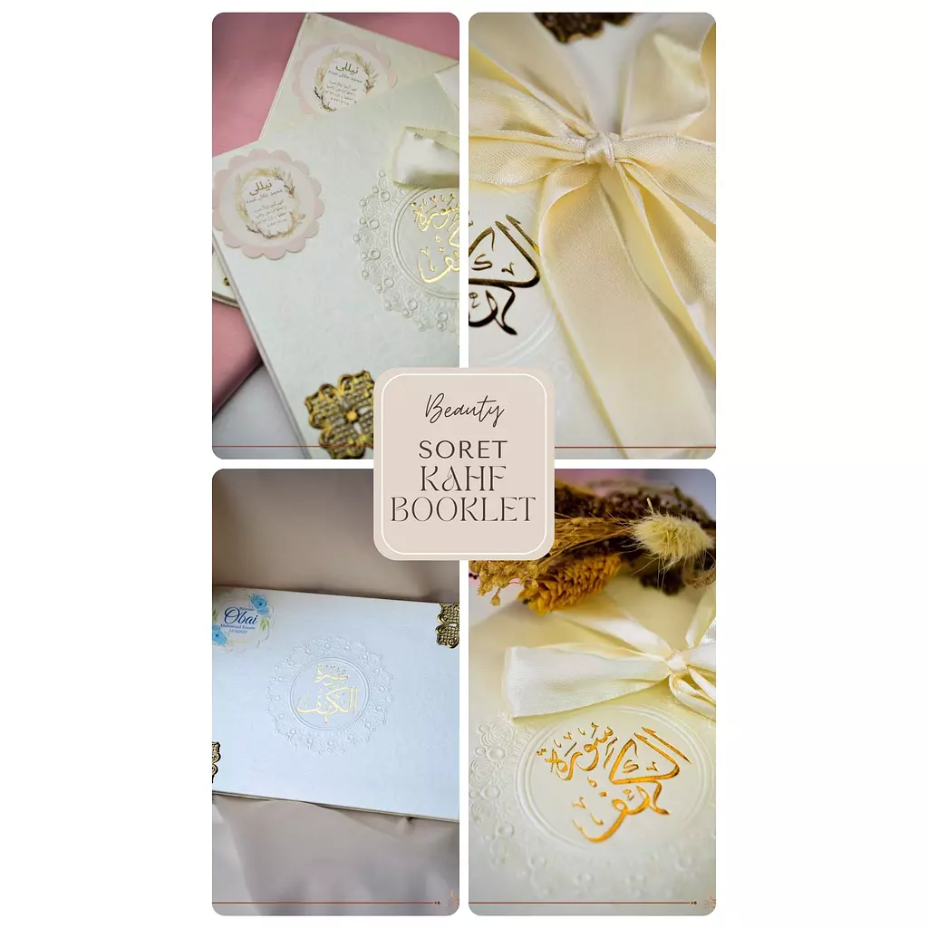 Wedding (Giveaways) Soret Kahf Booklet