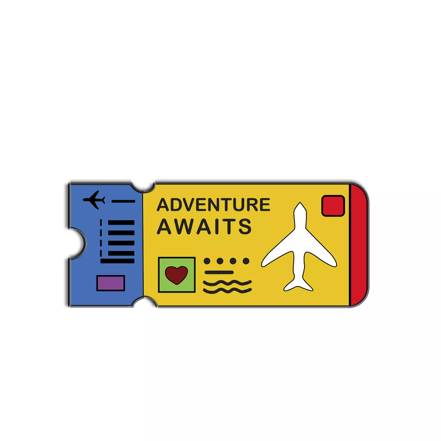 Adventure Awaits - Plane Ticket 🎟️ ✈️ hover image