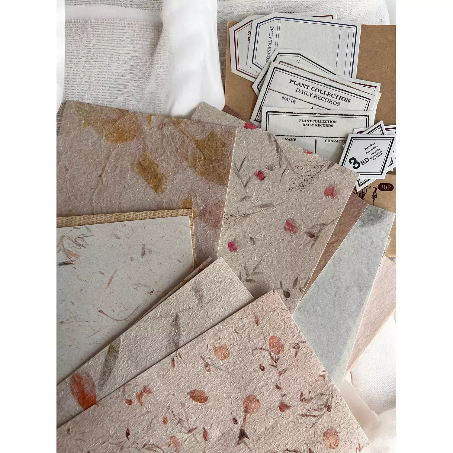 Rustic Floral Craft Paper Pack 0