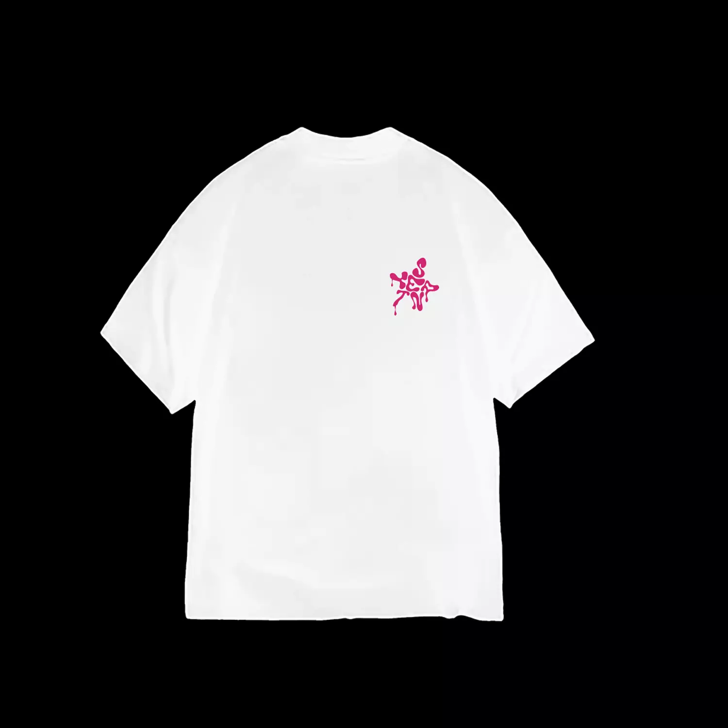 Stern "WhiteXCerise baggy tee" 1