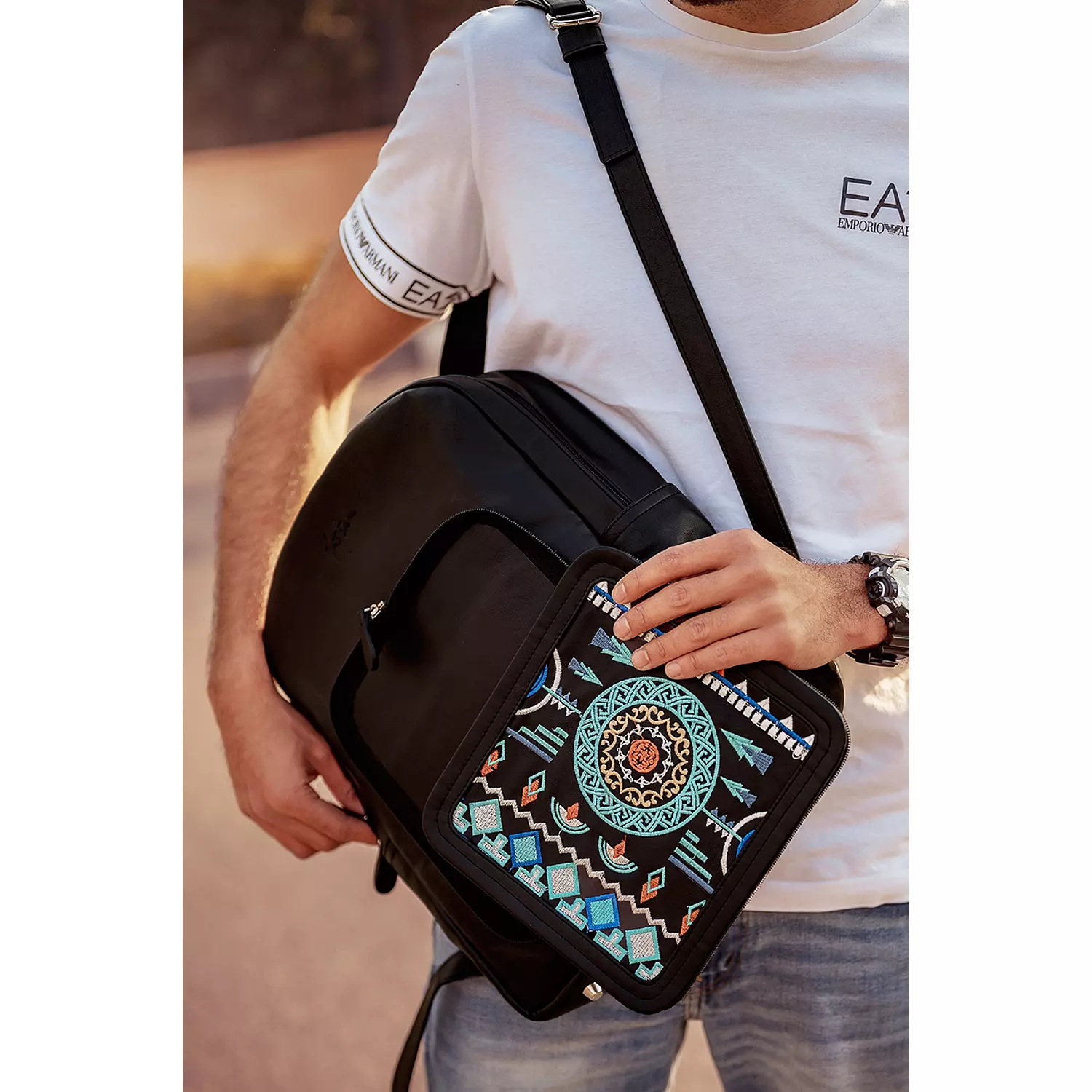 Backpack Laptop – Changeable Black 9