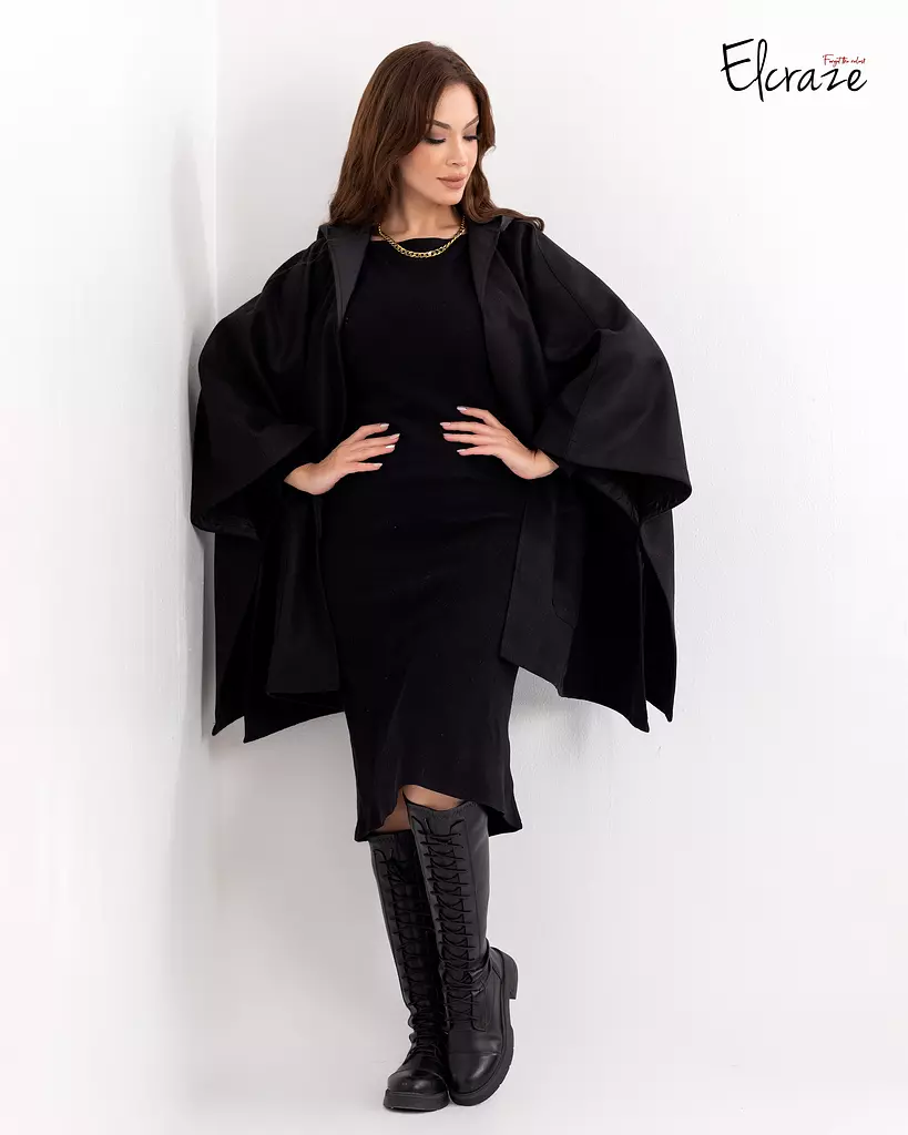  black women poncho 