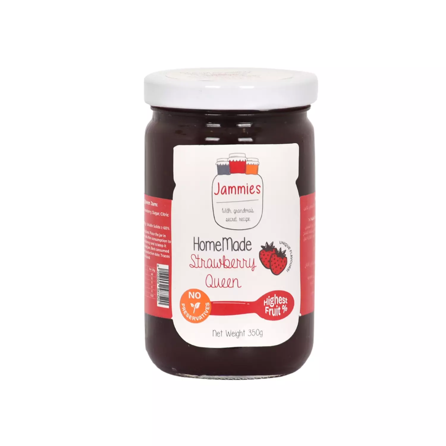 Strawberry Queen Jam 350g hover image