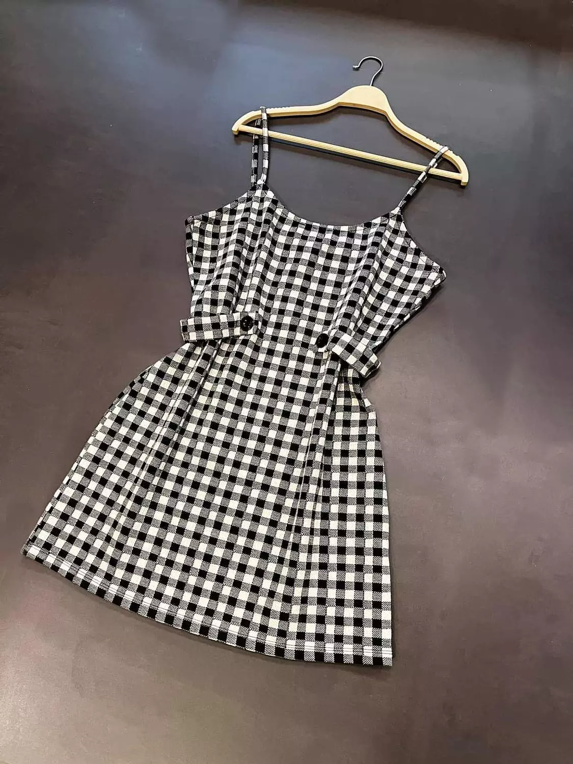 Checkered Mini Dress hover image