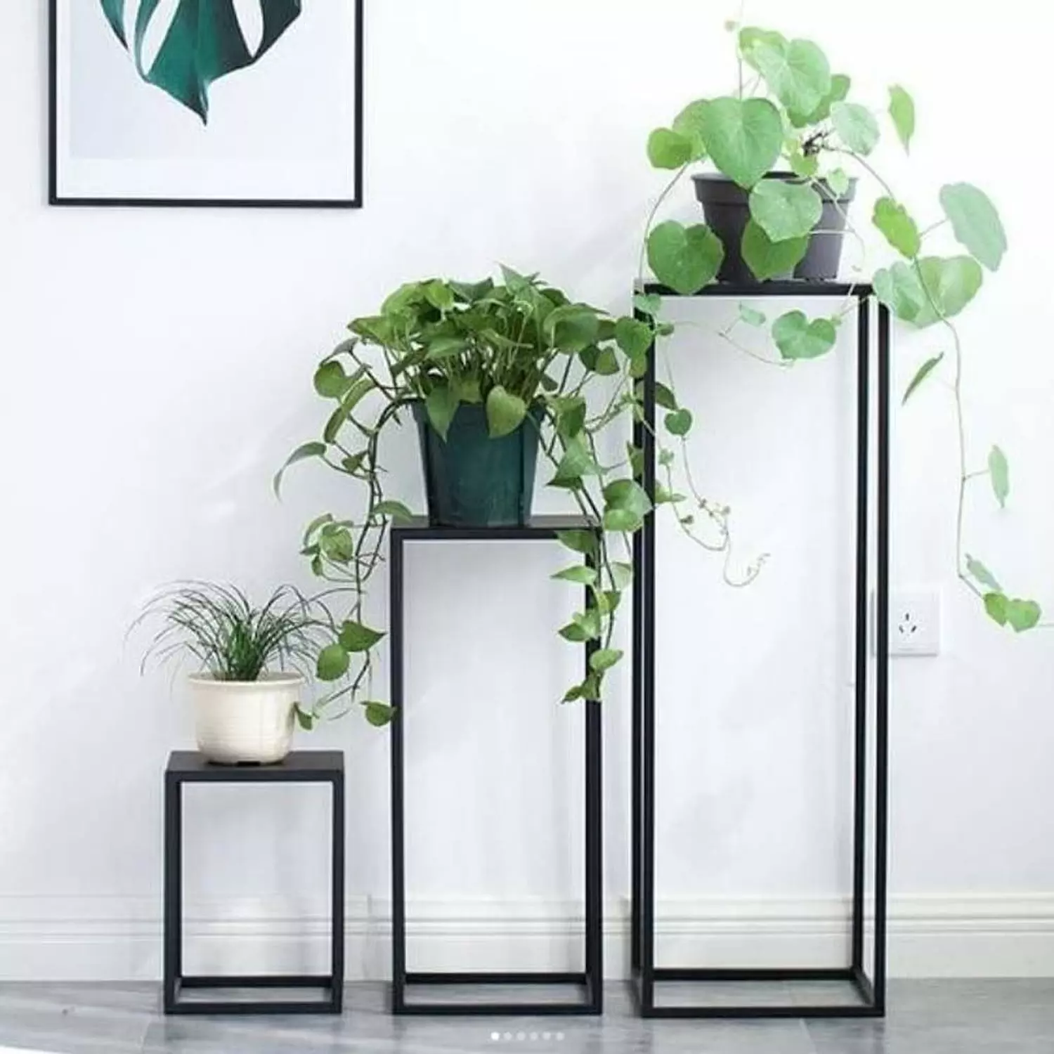 Metal Side Table - Metal -3 Pieces  hover image