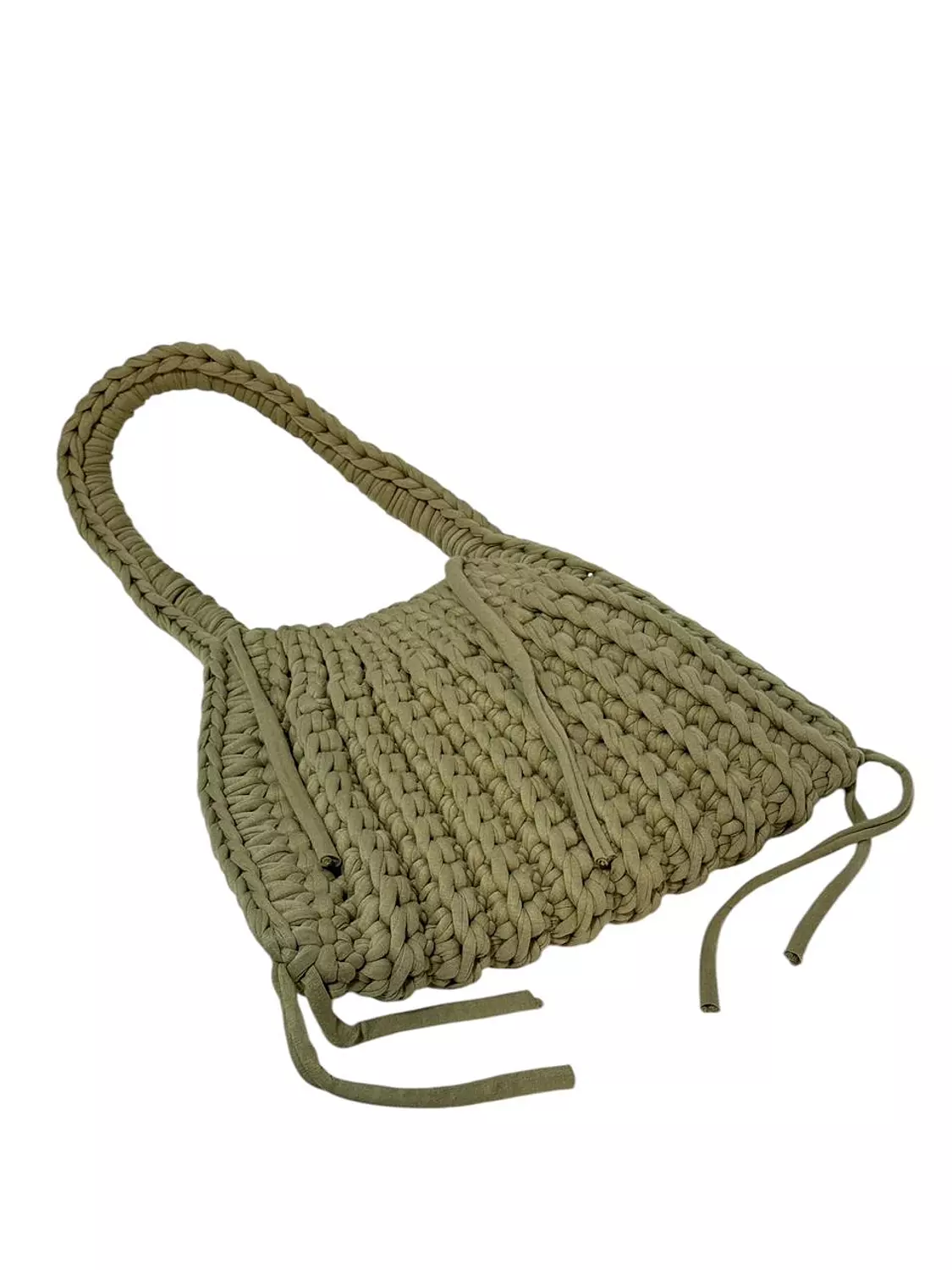 Crochet Bag Olive Green-2nd-img