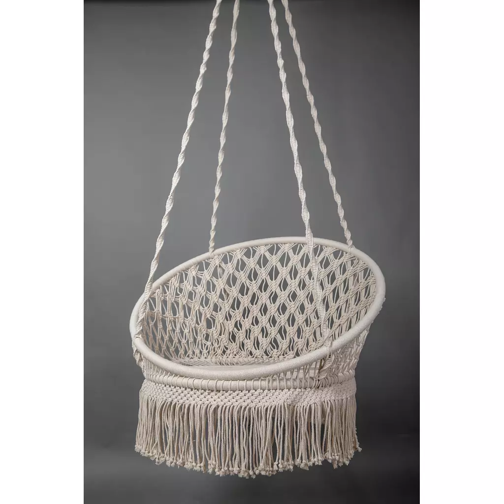 X CIRCLE MACRAME SWING