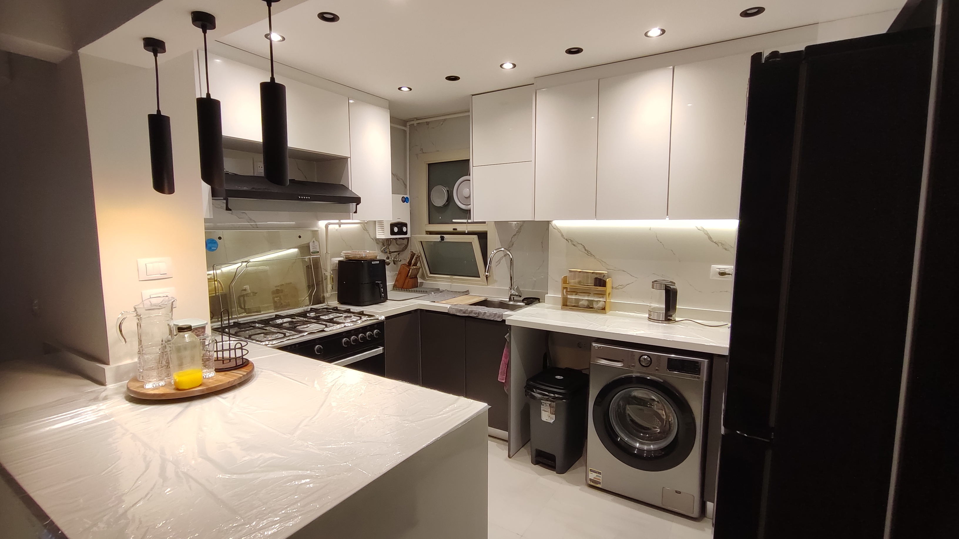 Grey and White Kitchen hover image