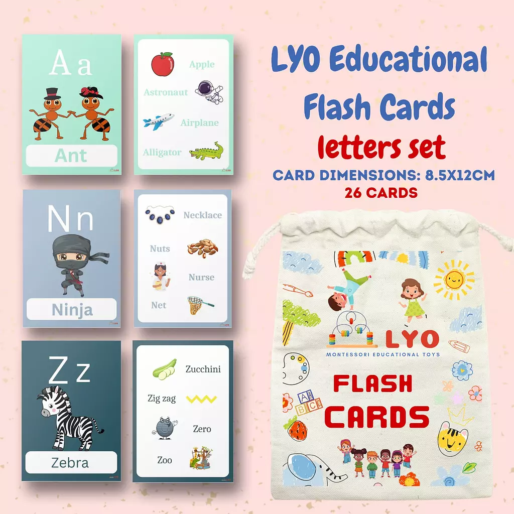 LYO Flash Cards (Letters-Numbers)