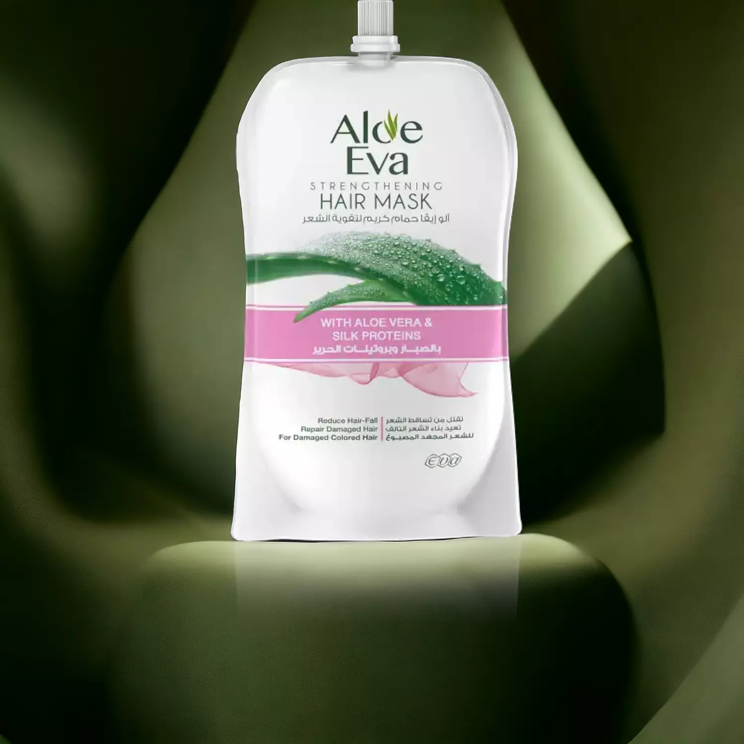 Aloe Eva Hair Mask Pouch With Aloe Vera & Silk Proteins - 250 gm hover image