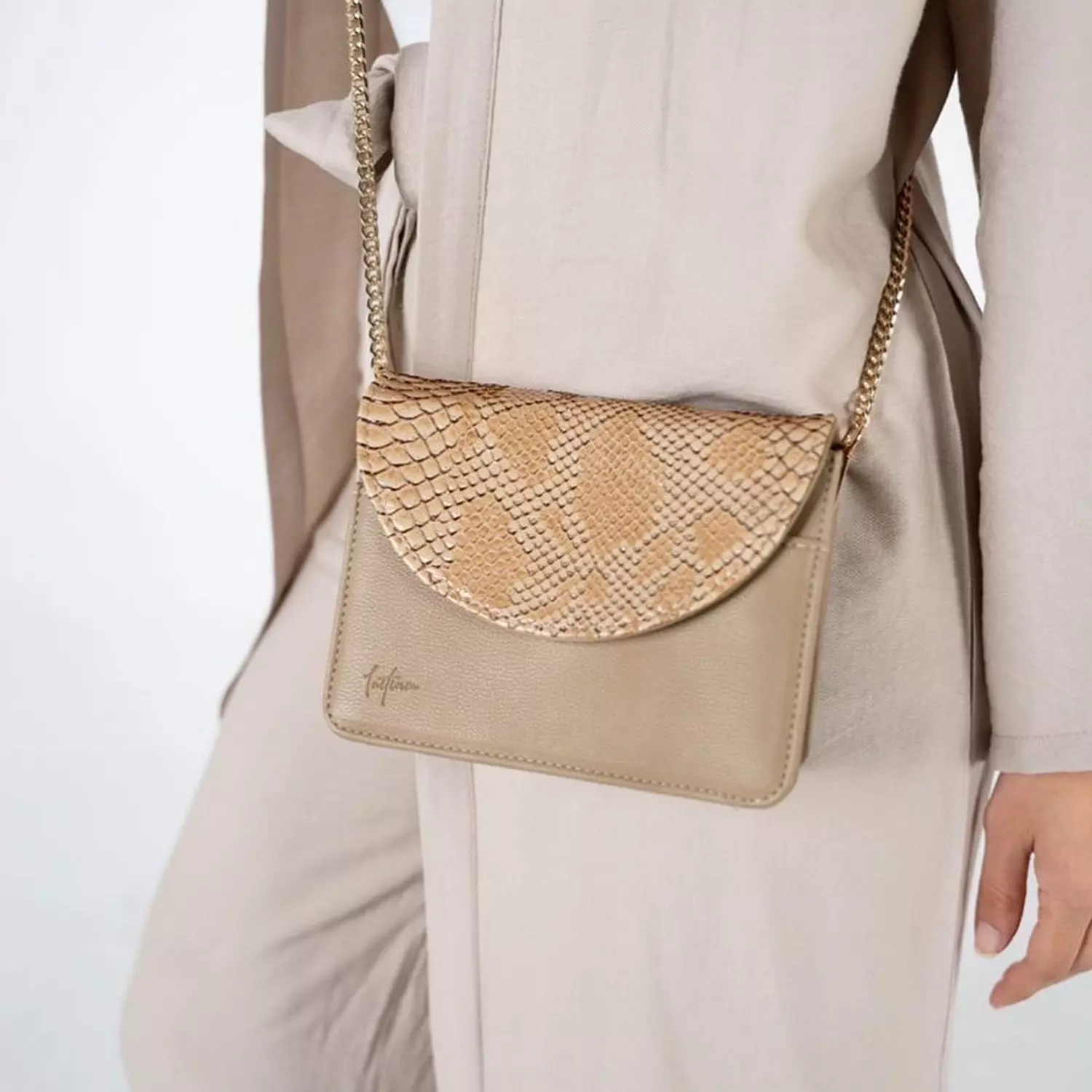 Beige - Mini Cross bag-2nd-img