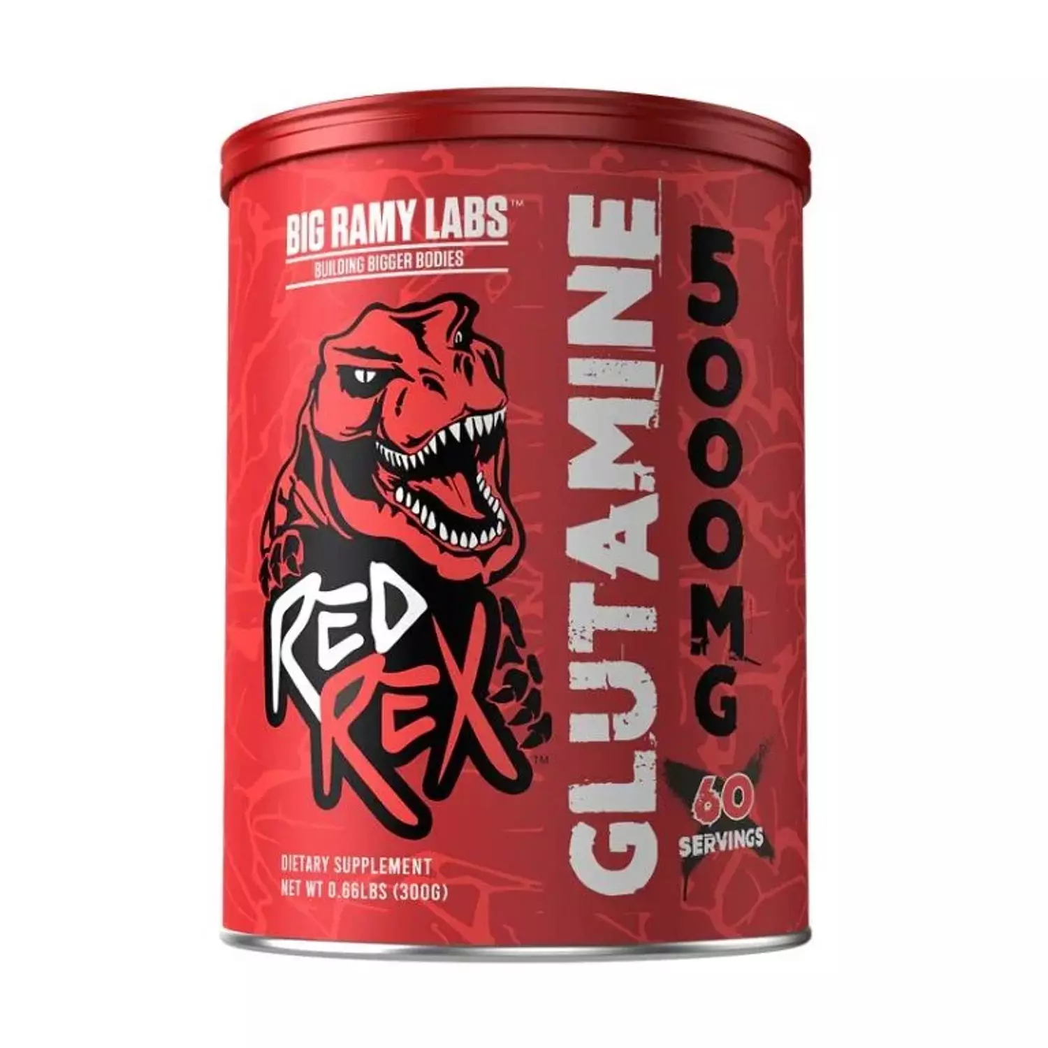 Big Ramy Labs Red Rex Glutamine 300 gm Unflavored hover image