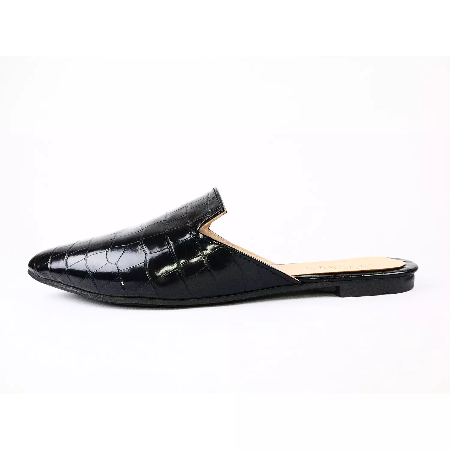 Crocodile print - Pure Black 2