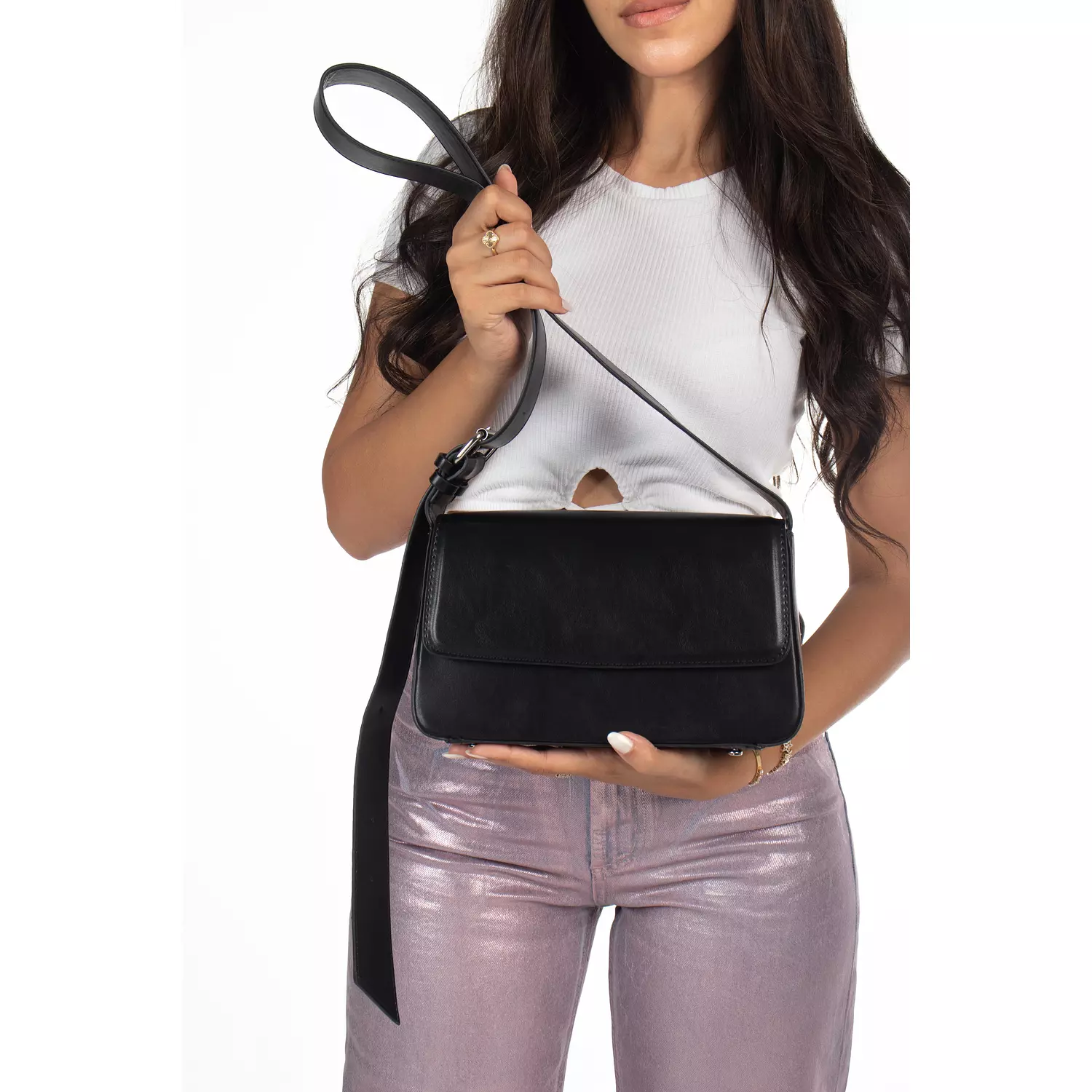 Leia Shoulder Bag - Black 2