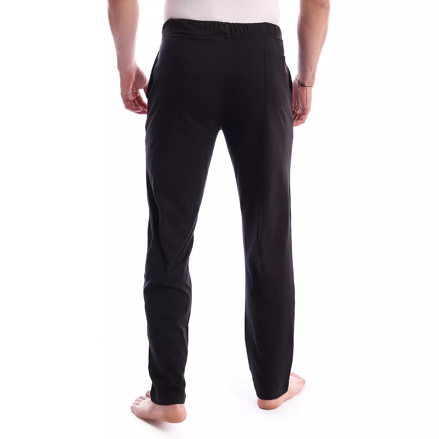 Cotton Plain Pajama Pants - 4040 - Black 2