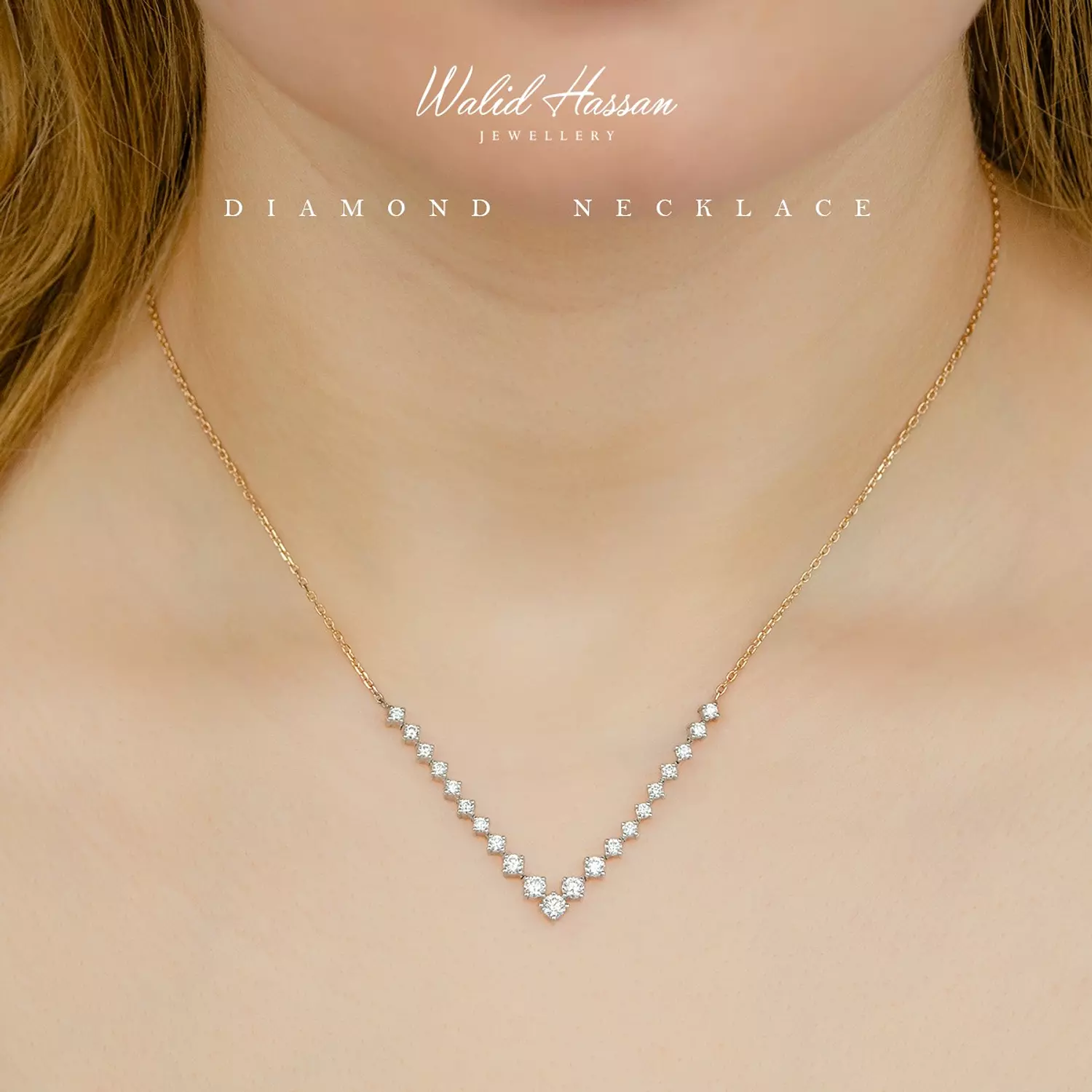 diamond necklace  hover image