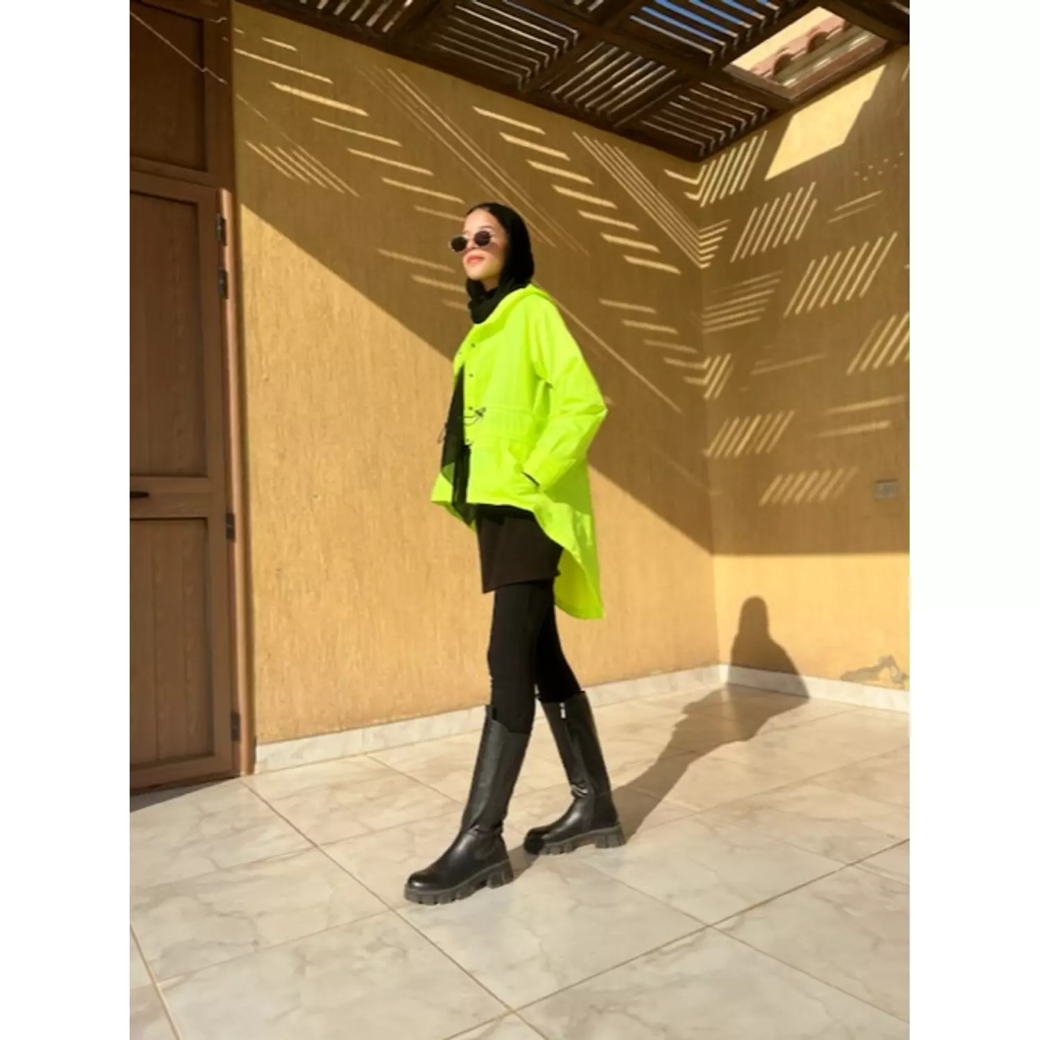 Neon waterproof jacket 1