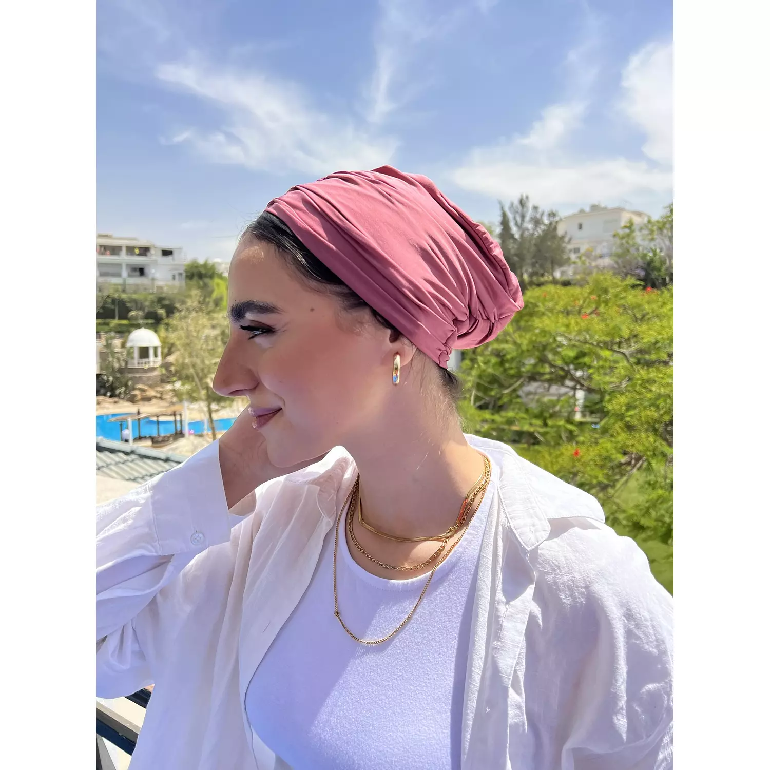 The blush turban hover image